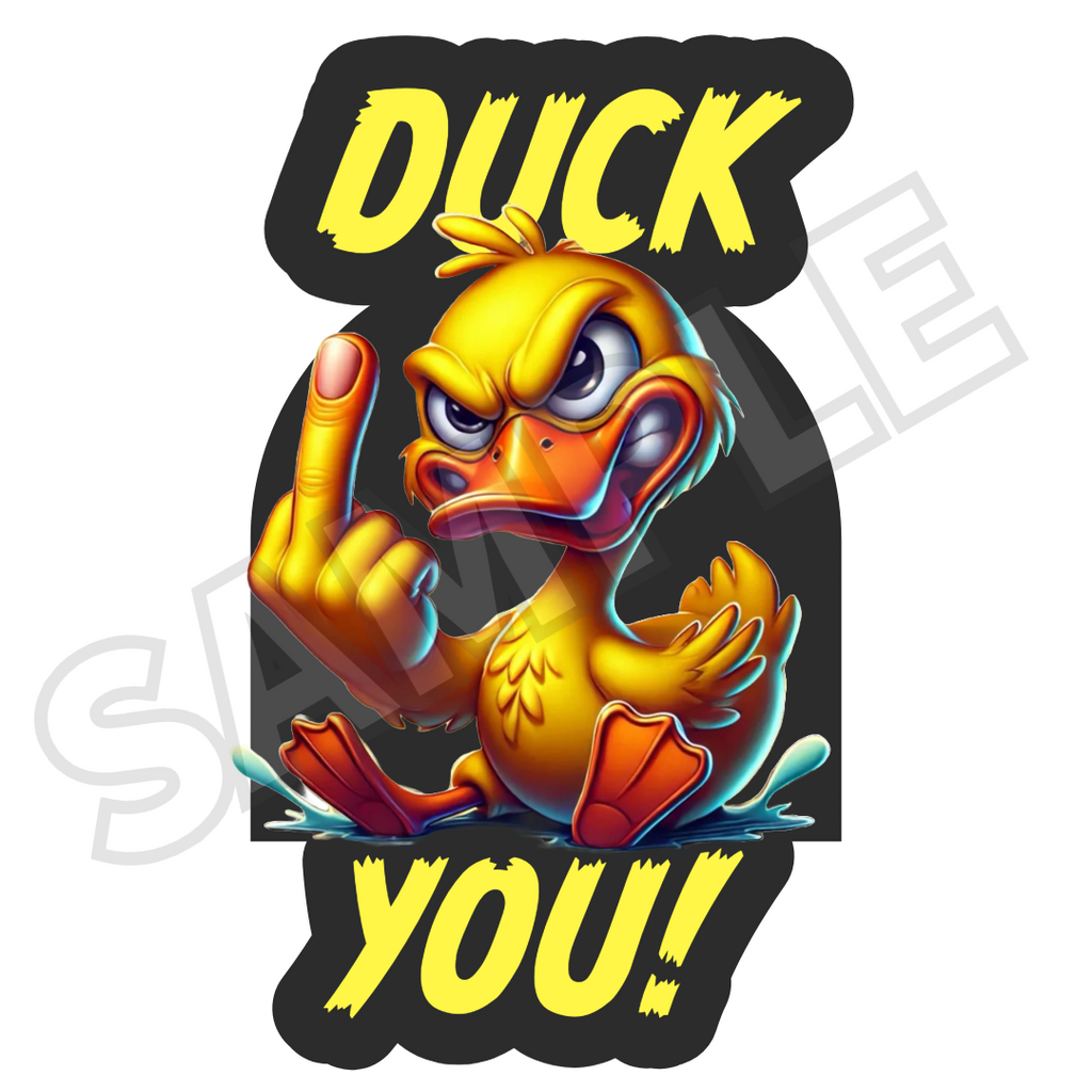 "Duck You" Decal